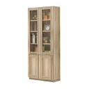 Lybrary Showcase  SC80 - Lindberg Oak/Glass