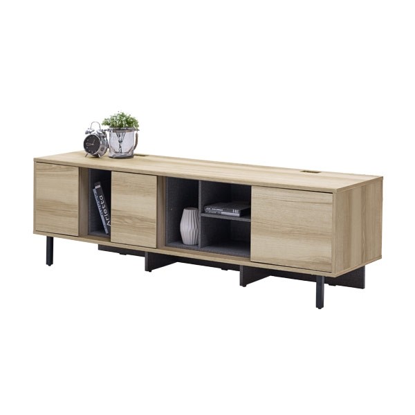 Benesia Sidebaord TV160cm Wide - Lindberg Oak