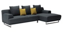 Girly Sofa - Right Corner Fabric Gray