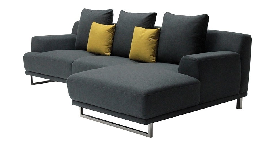 Girly Sofa - Right Corner Fabric Gray