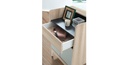 Bente Storage C60 Solid Oak/Denim
