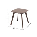 Whency End Table - Walnut