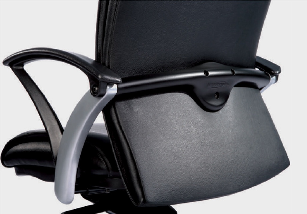 Merryfair Evo High Back Chair - Vinyl/Polished Base
