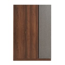 Tavern Wardrobe 134cm Wide-Legato/Grey Linin Espresso