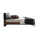 Tavern Bed 5ft-Legato Walnut/SL Black