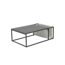 Tasman Coffee Table C80 - Balck/Dark Sherwood