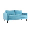 Mean Sofa (2S) - Black Leg - Green Velvet