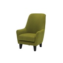 Mola Arm Chair - Greenish Yellow Cloth