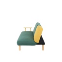 Notify Sofa Bed - Natural - Green/Yellow
