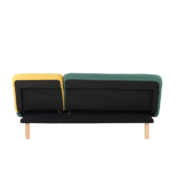 Notify Sofa Bed - Natural - Green/Yellow