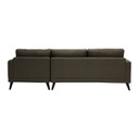 Compound Sofa - Right Corner - Black/Brown