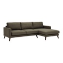 Compound Sofa - Right Corner - Black/Brown