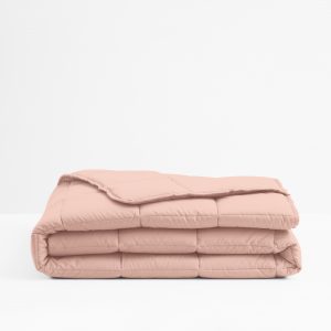 Lotus Attitude - Comforter - Blush Pink - 90&quot; x 100&quot;