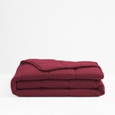 Lotus Attitude - Comforter - Burgundy - 90&quot; x 100&quot;