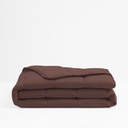 Lotus Attitude - Comforter - Chocolate - 90&quot; x 100&quot;