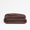 Lotus Attitude - Duvet Cover - Chocolate - 90&quot; x 100&quot;