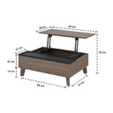 Missouri Coffee Table - I-Walnut Espresso