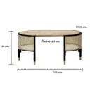 Xavier Coffee Table/ Beech Wood