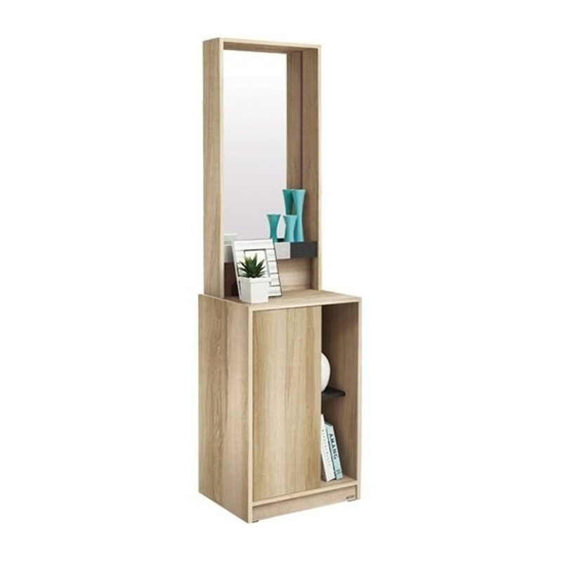 Harper Standing Dressing Table 50cm Wide - Lindberg Oak/Dark Grey