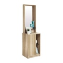 Harper Standing Dressing Table 50cm Wide - Lindberg Oak/Dark Grey