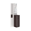 Marzera Standing Dressing Table 60cm Wide - Carrara/Wenge