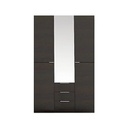 Metrio Wardrobe 139cm Wide - Espresso