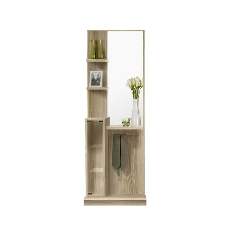 Meudon Standing Dressing Table 60cm wide - Lindberg Oak/Dark Grey