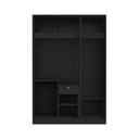 Patinal Wardrobe 134cm Wide - Lindberg Oak