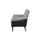 Ayako Arm Chair - Black/White