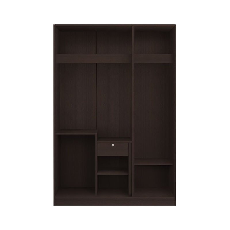 Patinal Wardrobe 134cm Wide - Wenge