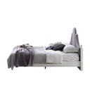 Pheona Bed 5ft-White/Grey Cushion