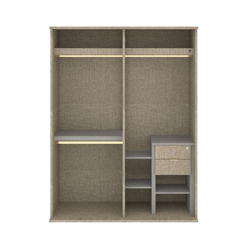 Spazz Wardrobe 160cm Wide - Canyon Oak
