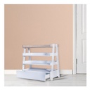 KC-Play Nice Shoe Cabinet SH60-White/Lindberg Oak