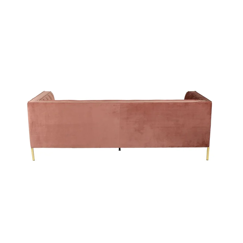 Zerene Sofa 3Seater - Pink Velvet