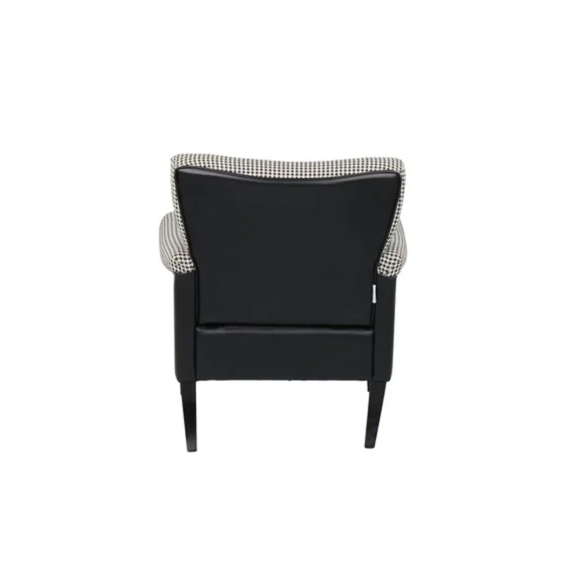 Ayako Arm Chair - Black/White