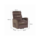 Zika Power Liftchair - Brown