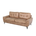 Morniya Sofa 3Seater - Fabric Black/Brown