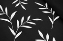 Lotus Black &amp; White - QS Fitted Bedsheet Set-5pcs - LI-BW-02B