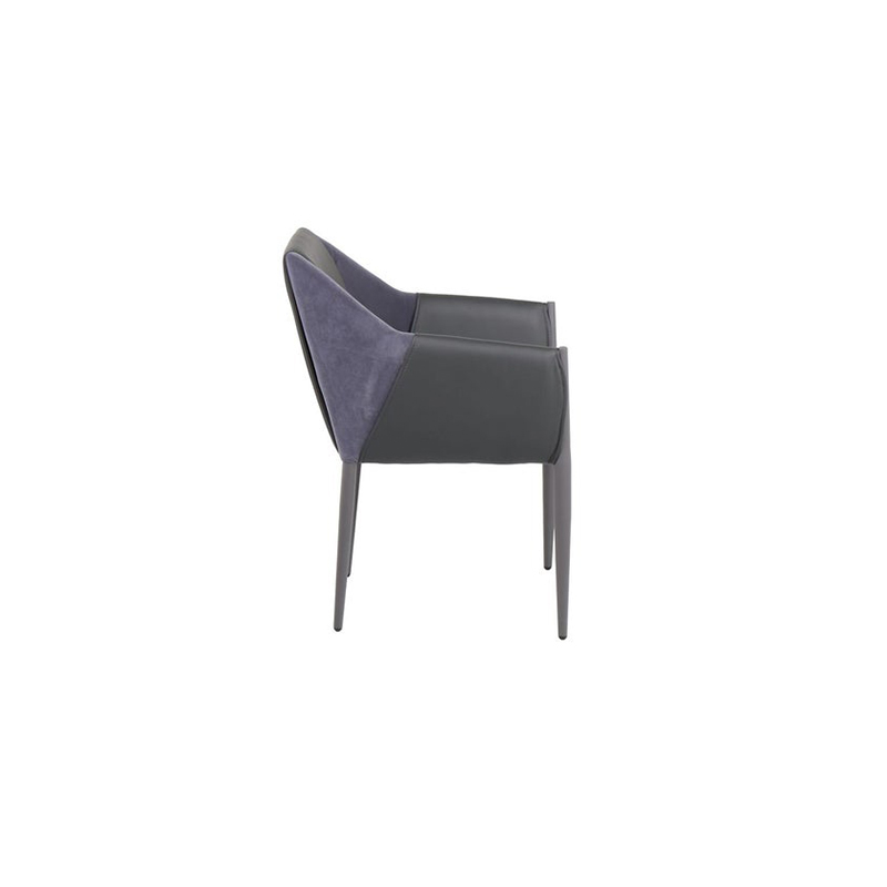 Henzo Dining Chair - Velvet - SL Grey