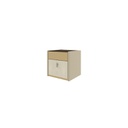 Arabella  Night Table NT45 - Gold Mirror - Cream