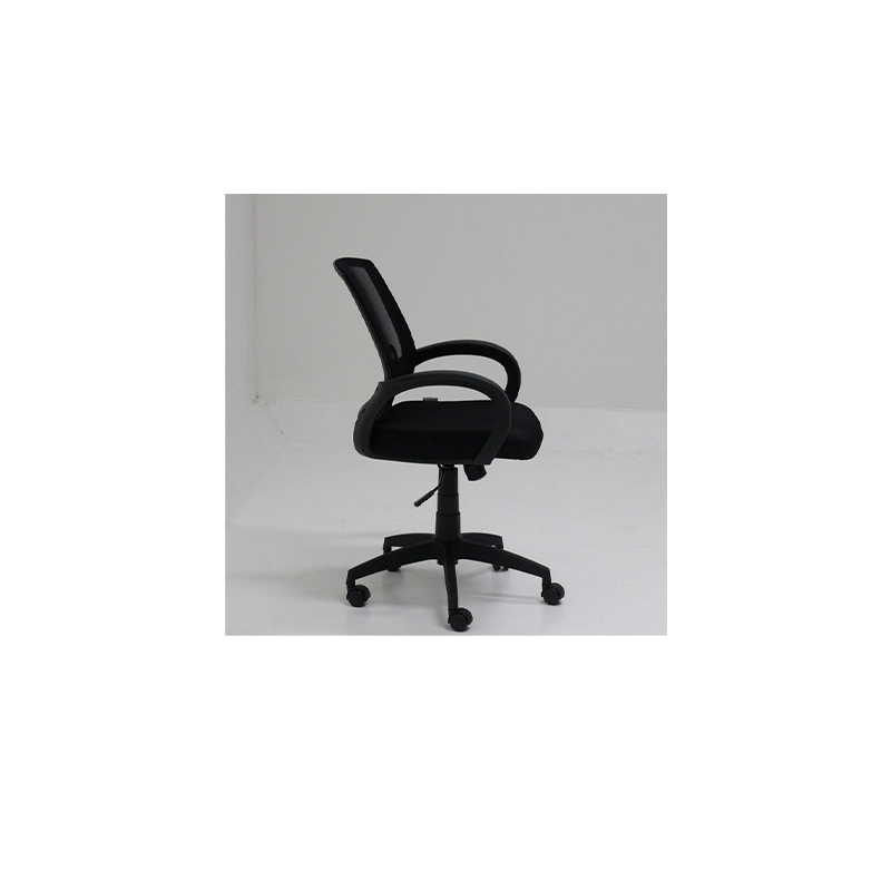 Litto Office Chair W-120S - Black Net - Black Fabric