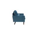 Melotto Sofa 2 Seater - Eucalyptus - Blue Velvet