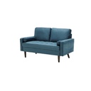 Melotto Sofa 2 Seater - Eucalyptus - Blue Velvet
