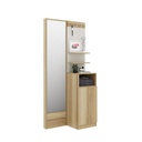 Nikko Dressing Table DT80 - Lindberg Oak/White Linen