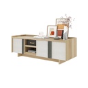 Nikko Sideboard TV160 - Lindberg Oak/White Linen
