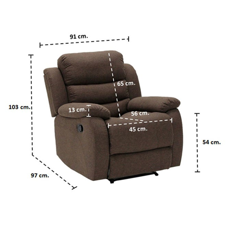 Sanyo Recliner-Brown-1S