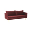 Julio Sofa Bed-Red Velvet