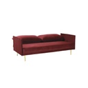 Julio Sofa Bed-Red Velvet