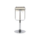 Bar Stool Jotan BY345 - Chromium/PVC White