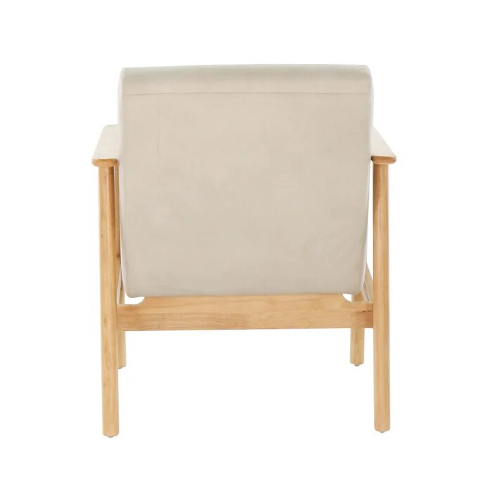 Coll Arm Chair-Honey Oak/Cream Fabric